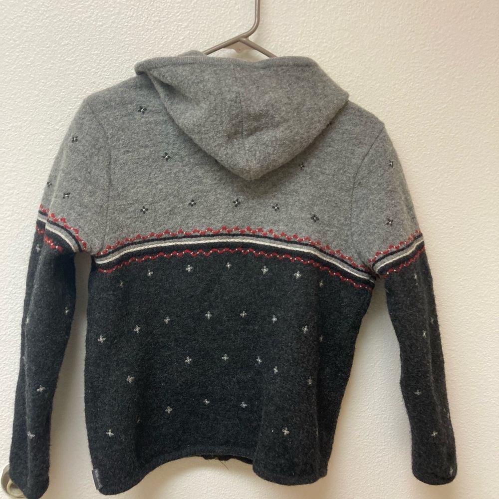 Woolrich Zippered Color Block Hooded Cardigan (L) - image 7